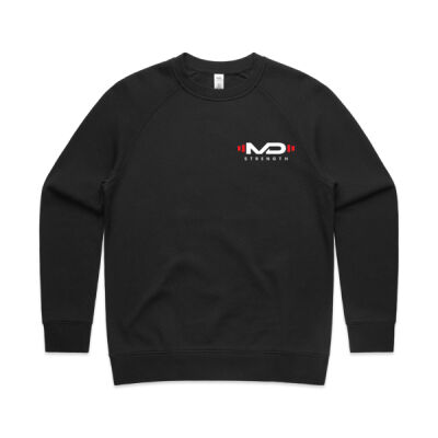 MD Strength Women's Crew Neck Small Logo  Thumbnail