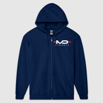 MD Strength Men's Zip Hoodie Thumbnail